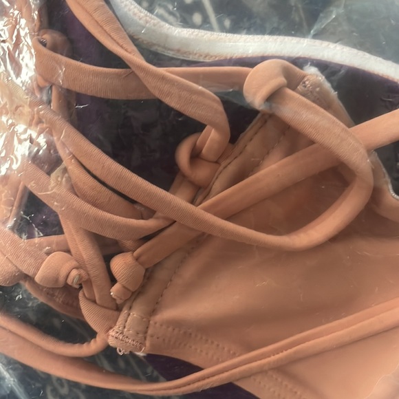 Copro Bonito Junior Muted Clay Strapless Top Nude Bikini Top - Picture 3 of 4